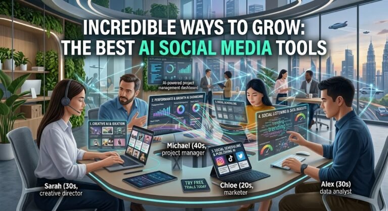 Incredible Ways to Grow: The Best AI Social Media Tools