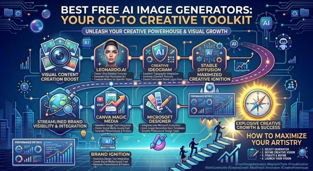 10 Best Free AI Image Generators to Create Stunning Visuals Instantly
